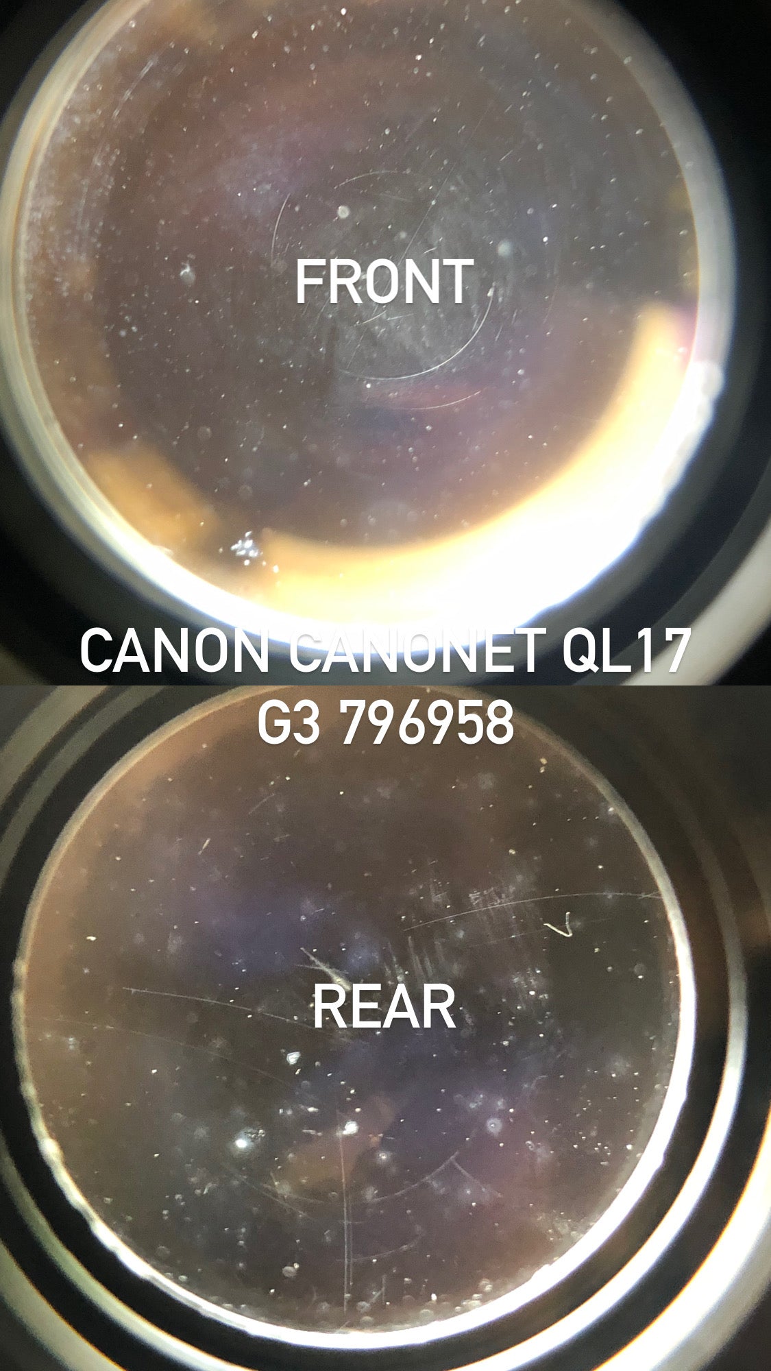 CANON CANONET QL17 G-III JAPAN RANGEFINDER 796958