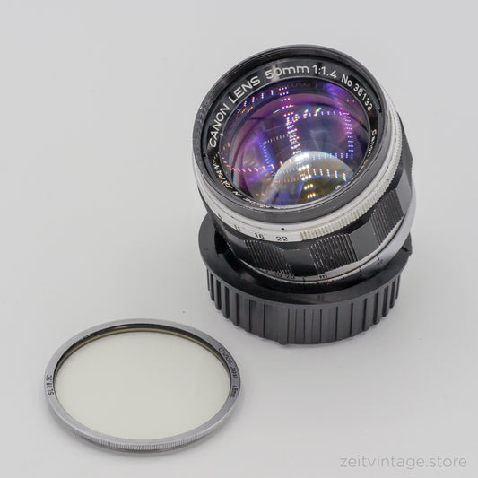 CANON 50MM 1:1,4 F1,4 LTM (LEICA M39) STANDARD LENS