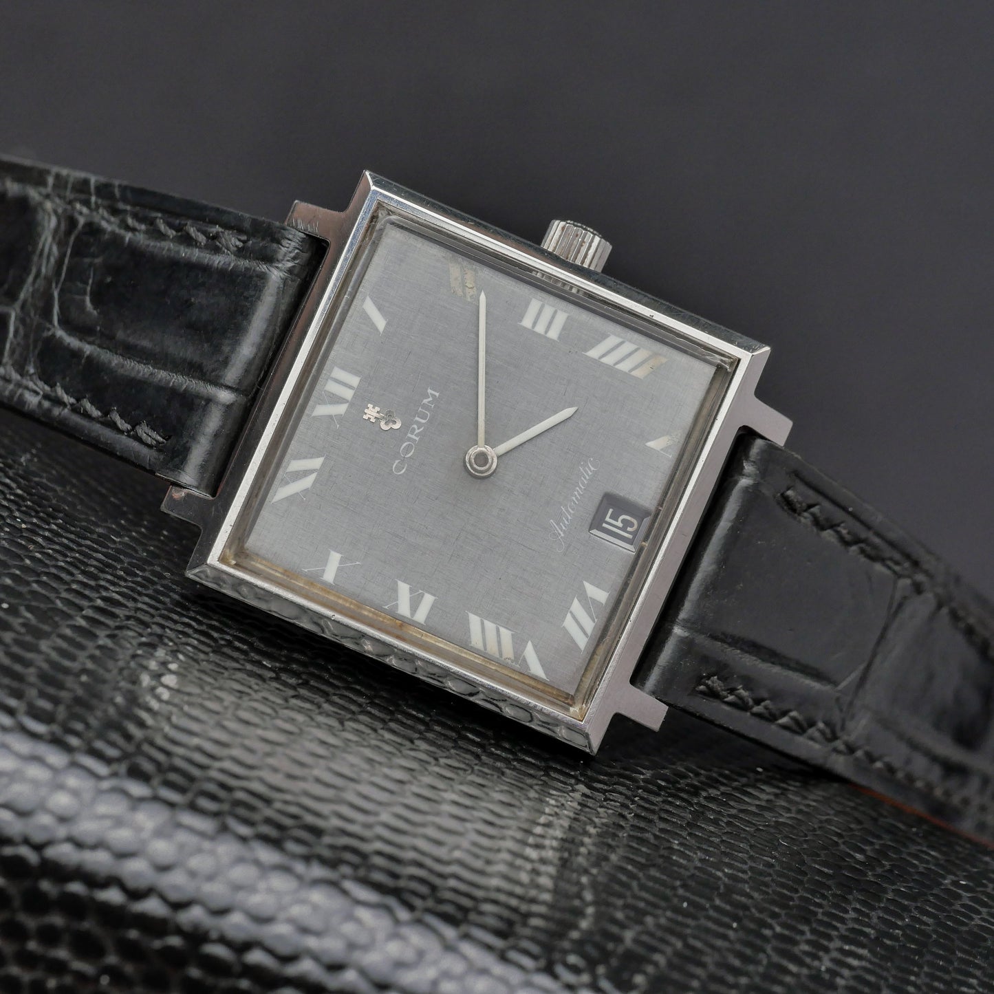 CORUM ADMIRAL'S CUP AUTOMATIC SQUARE REF. 171035/6-74