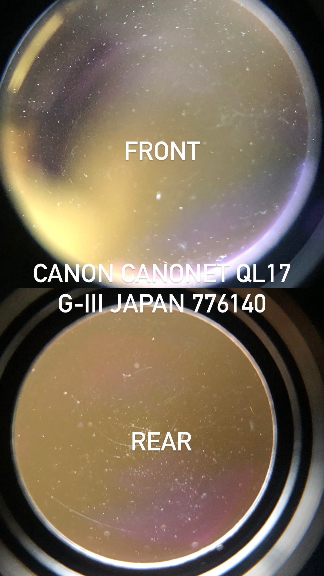 CANON CANONET QL17 G-III JAPAN RANGEFINDER