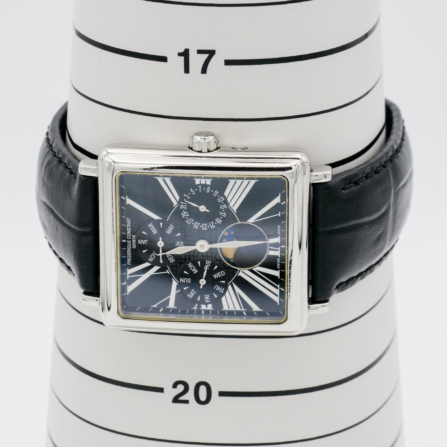 FREDERIQUE CONSTANT CLASSICS CARREE MOONPHASE REF. FC265X3C5/6