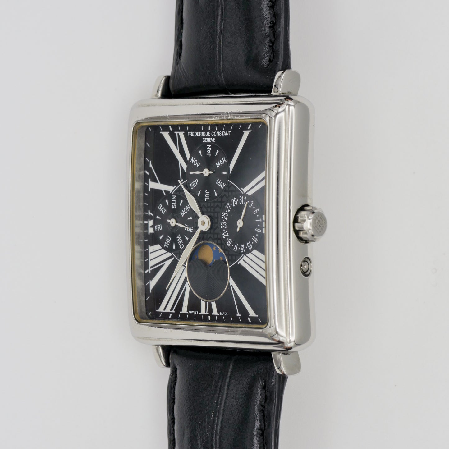 FREDERIQUE CONSTANT CLASSICS CARREE MOONPHASE REF. FC265X3C5/6