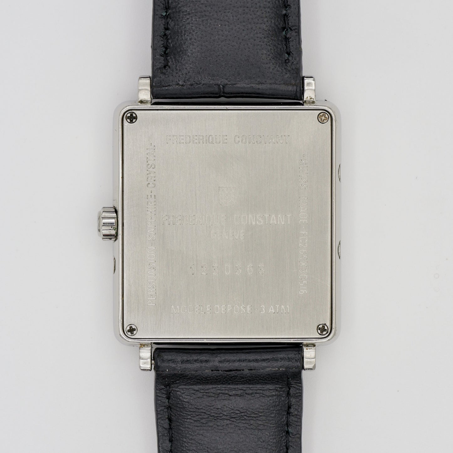 FREDERIQUE CONSTANT CLASSICS CARREE MOONPHASE REF. FC265X3C5/6