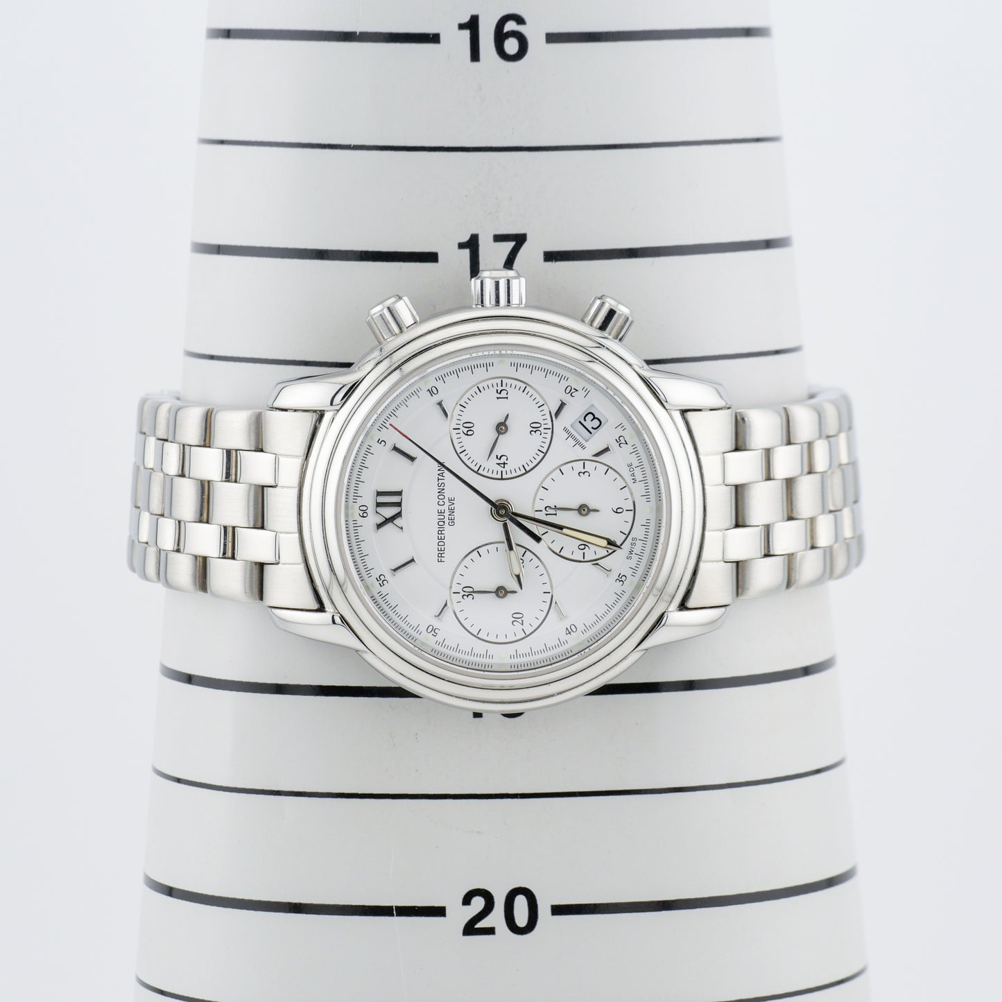 FREDERIQUE CONSTANT CHRONOGRAPH AUTOMATIC REF. FC390X3A5/6
