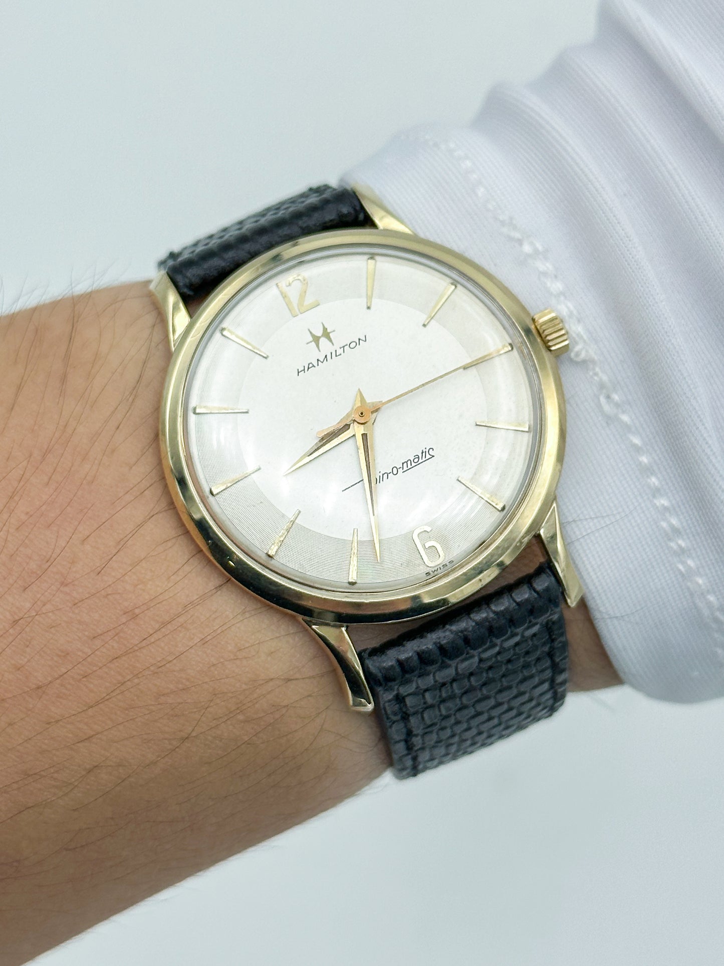 HAMILTON THIN-O-MATIC AUTOMATIC 10K GOLD FILLED REF. E35319