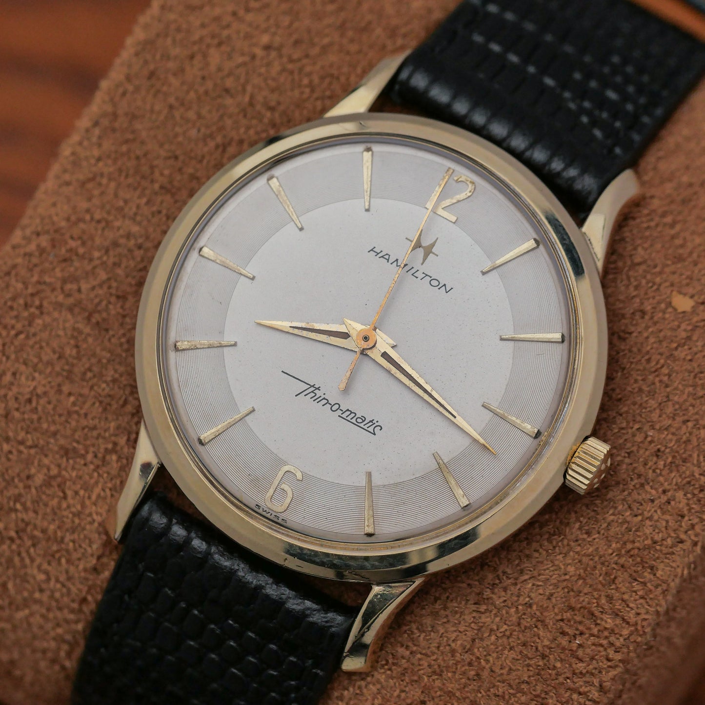 HAMILTON THIN-O-MATIC AUTOMATIC 10K GOLD FILLED REF. E35319