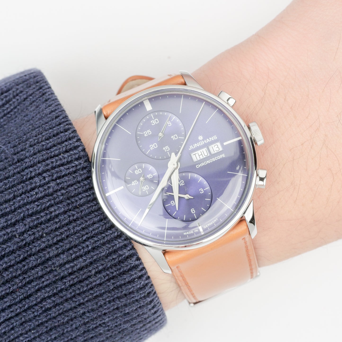 {FULL SET} JUNGHANS MEISTER CHRONOSCOPE CHRONOGRAPH AUTOMATIC REF. 027/4526