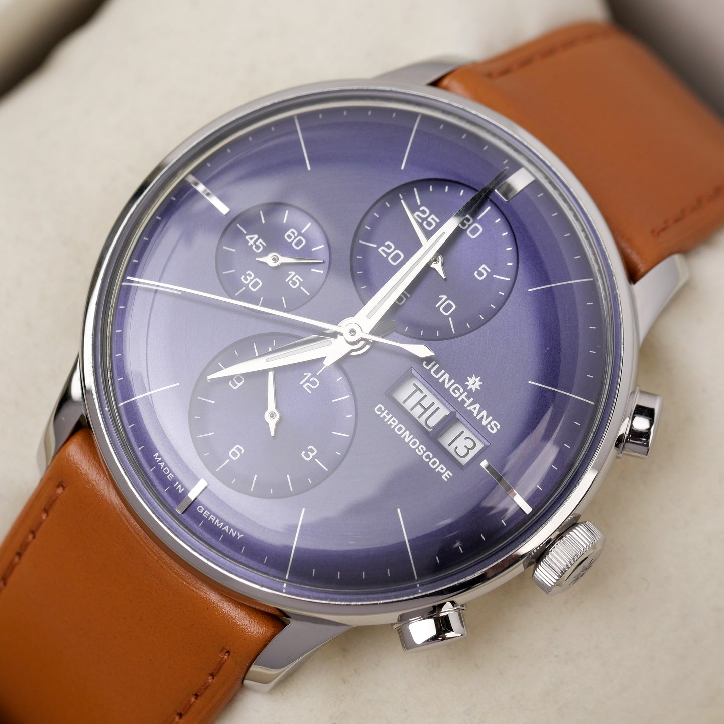 {FULL SET} JUNGHANS MEISTER CHRONOSCOPE CHRONOGRAPH AUTOMATIC REF. 027/4526