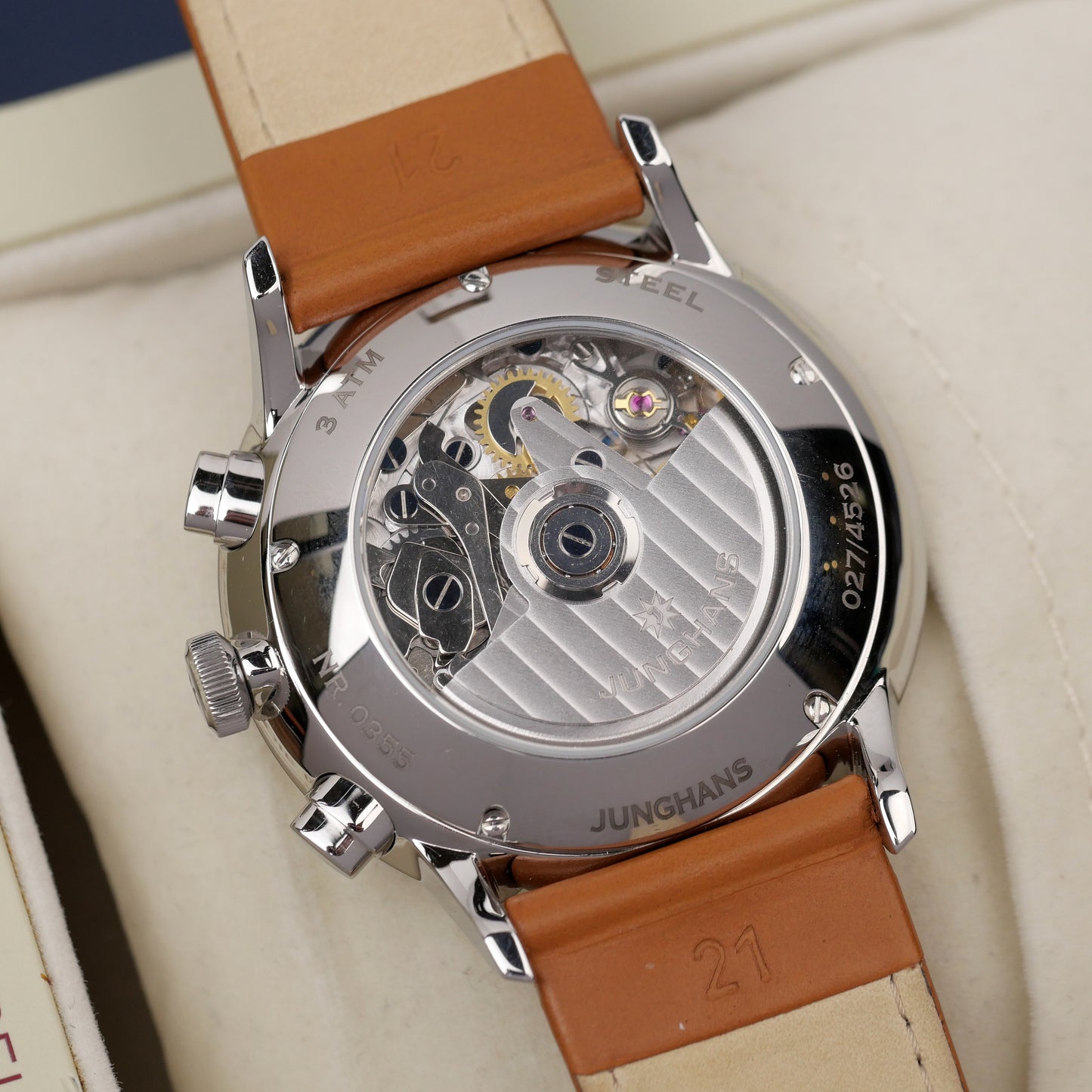 {FULL SET} JUNGHANS MEISTER CHRONOSCOPE CHRONOGRAPH AUTOMATIC REF. 027/4526