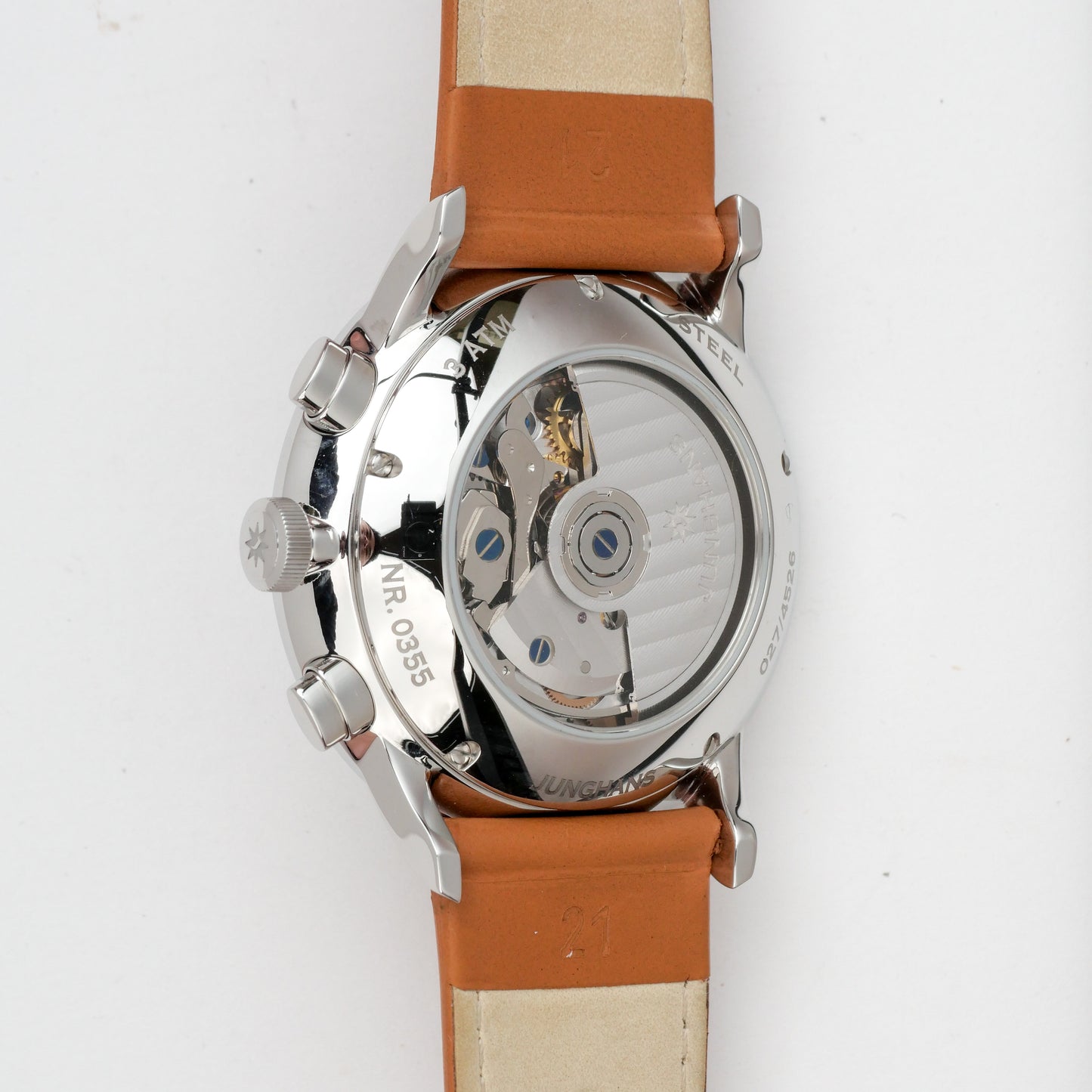 {FULL SET} JUNGHANS MEISTER CHRONOSCOPE CHRONOGRAPH AUTOMATIC REF. 027/4526