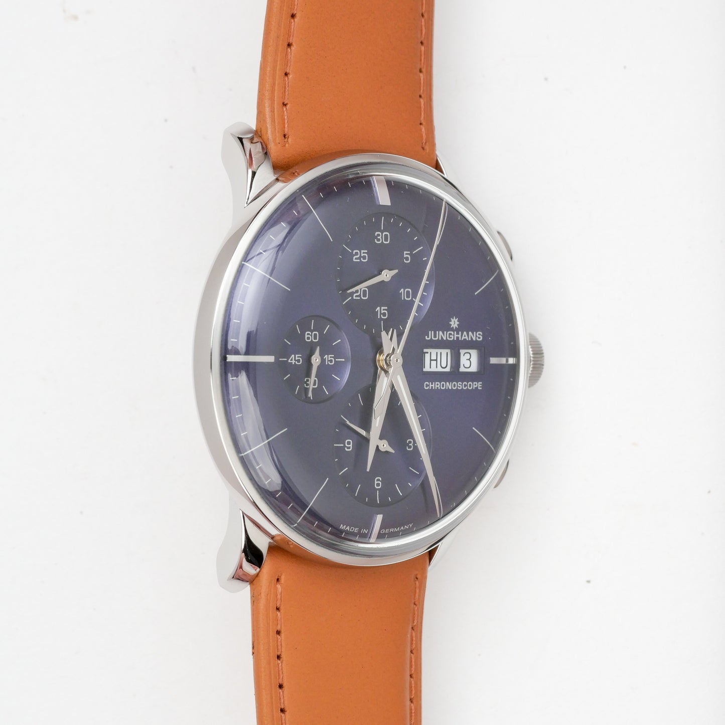 {FULL SET} JUNGHANS MEISTER CHRONOSCOPE CHRONOGRAPH AUTOMATIC REF. 027/4526