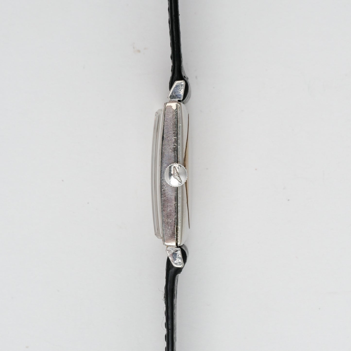 LONGINES 10K WHITE GOLD FILLED & DIAMONDS HOUR MARKERS REF. 3700-528