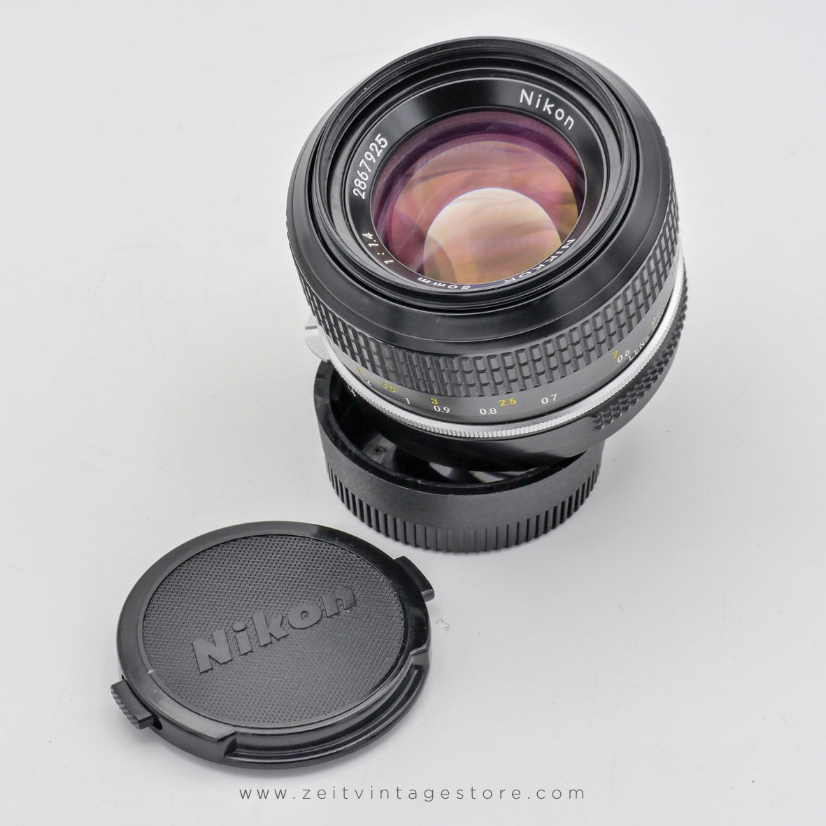 NIKON NIKKOR 50MM F1.4 (NIKON F MOUNT) MANUAL FOCUS LENS