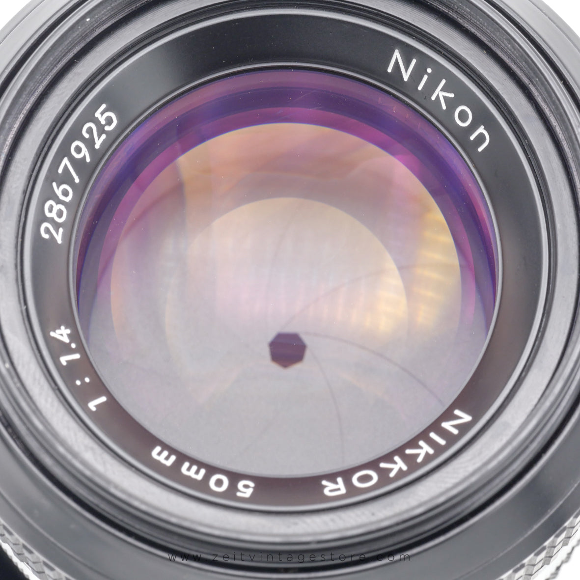 NIKON NIKKOR 50MM F1.4 (NIKON F MOUNT) MANUAL FOCUS LENS