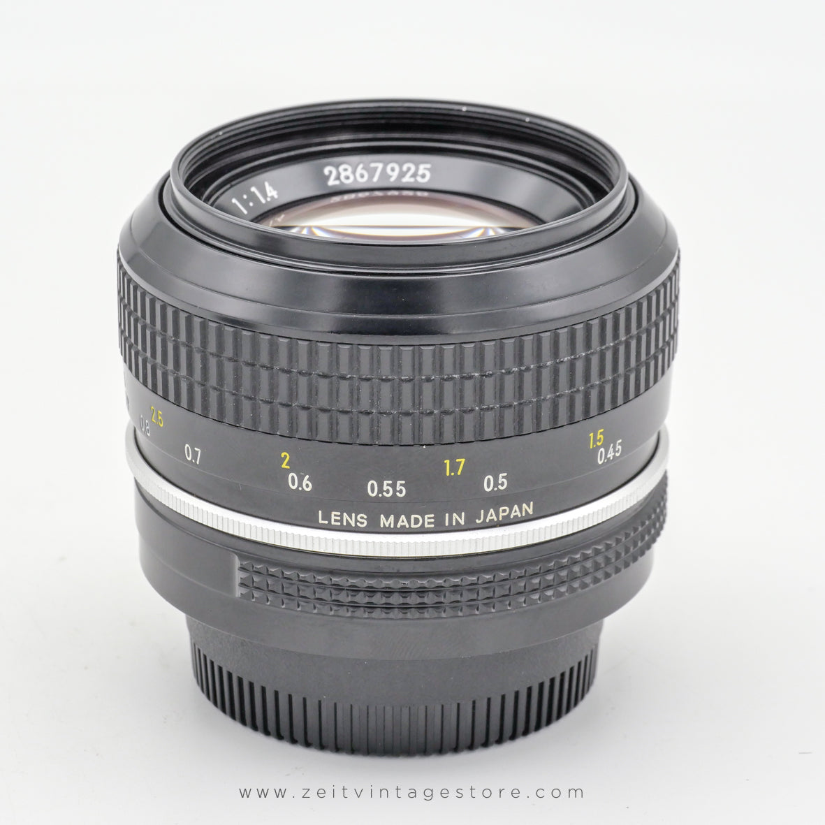 NIKON NIKKOR 50MM F1.4 (NIKON F MOUNT) MANUAL FOCUS LENS