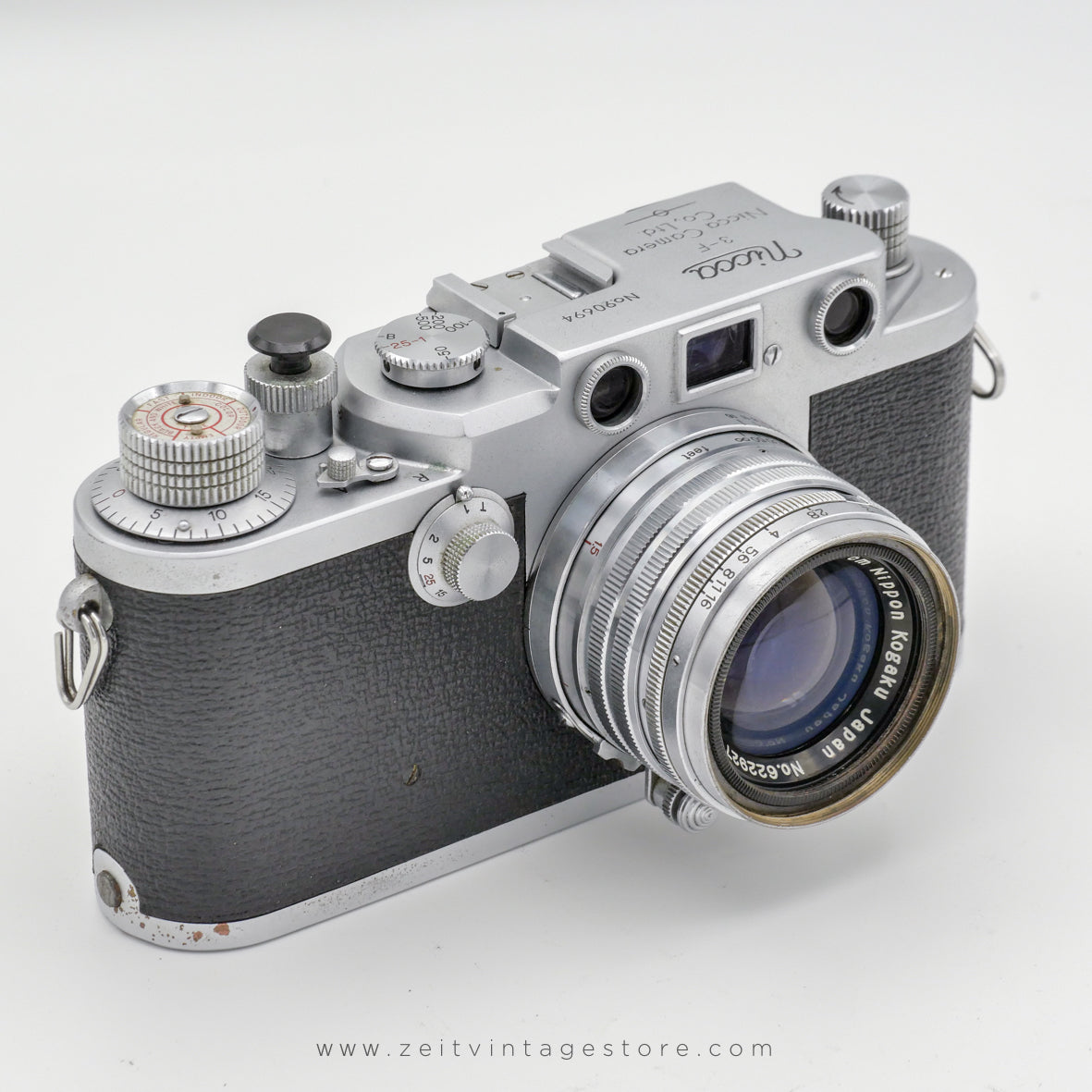 NIKON NICCA 3-F + NIKKOR-H.C 50mm F2 (LEICA M39 MOUNT) RANGEFINDER
