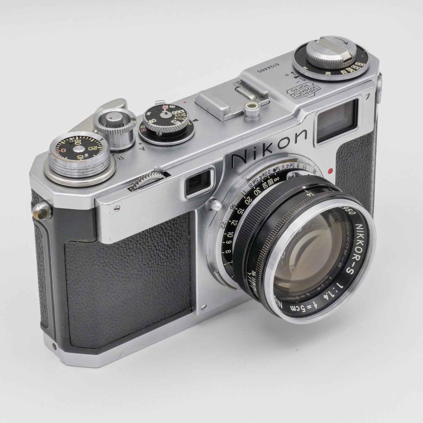 NIKON S2 NIPPON KOGAKU + NIKKOR-S.C 50MM F1.4 RANGEFINDER 6194485