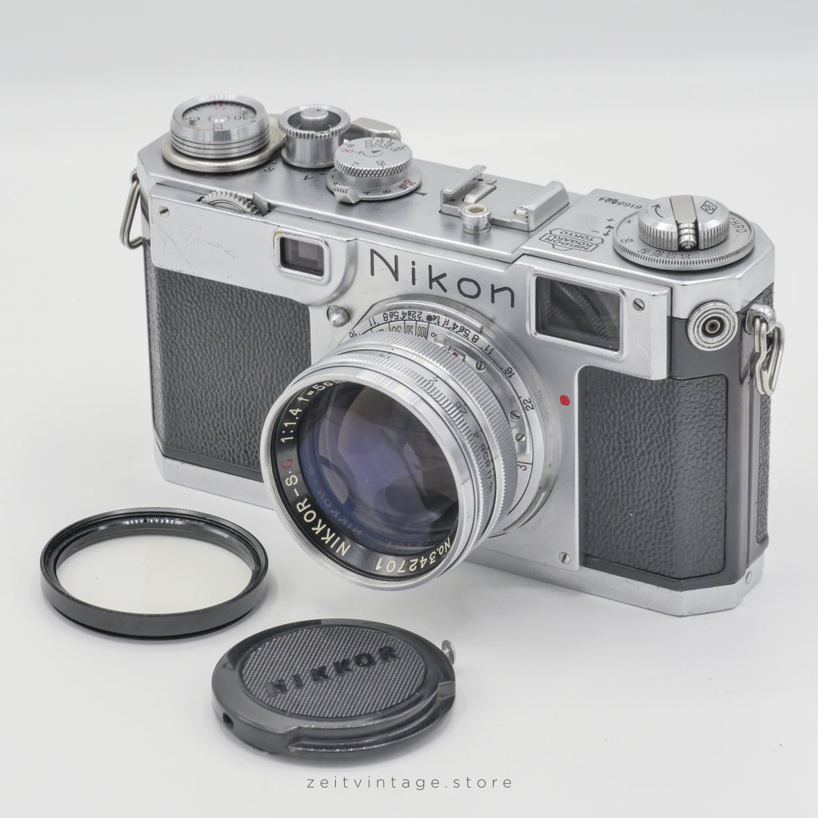 NIKON S2 NIPPON KOGAKU + NIKKOR-S.C 50MM F1.4 RANGEFINDER