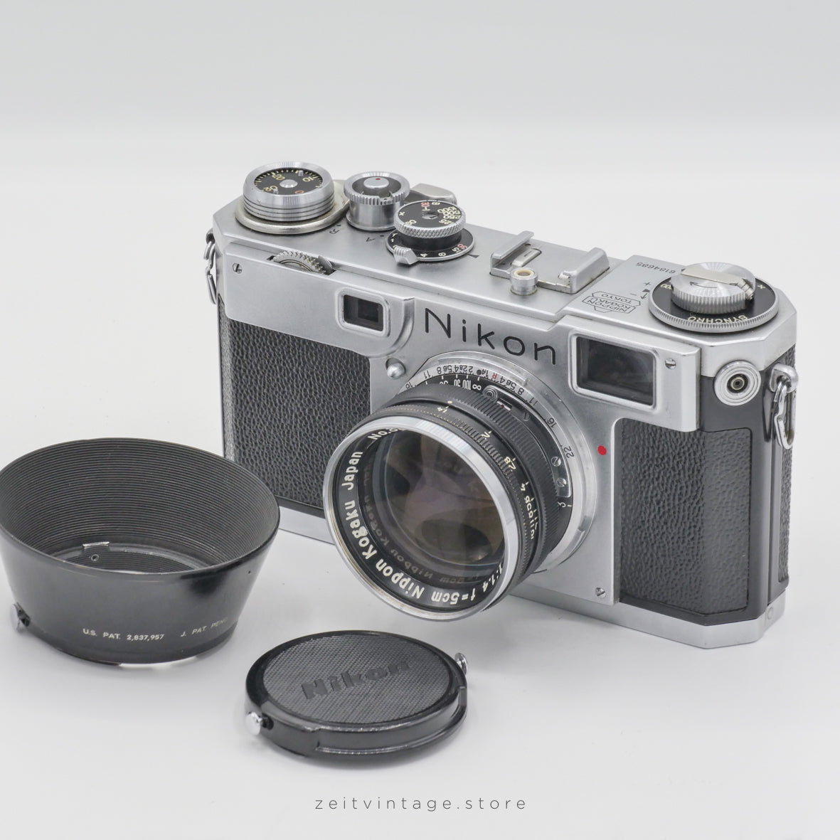 NIKON S2 BLACK DIAL + NIKKOR-S.C 50MM F1.4 RANGEFINDER