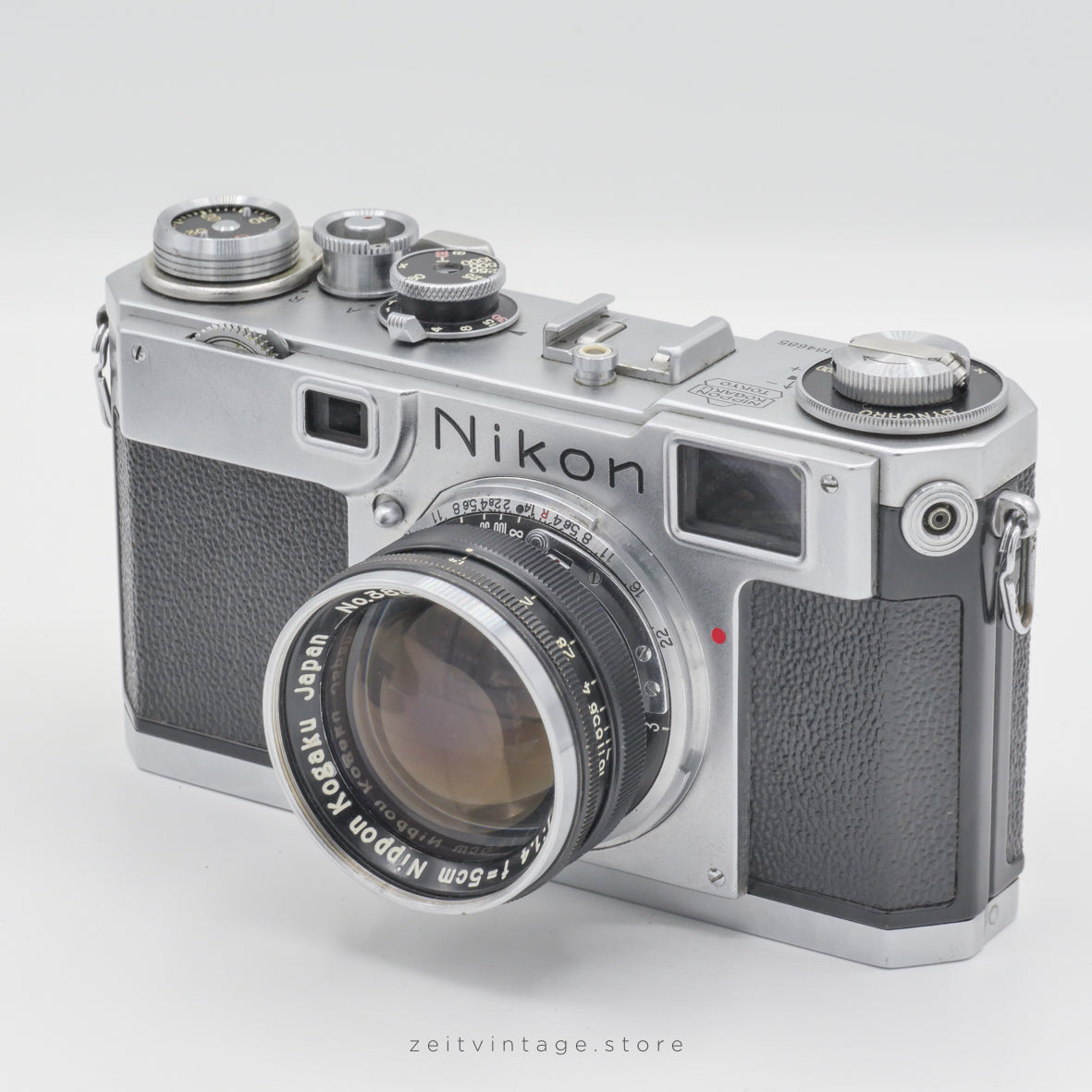 NIKON S2 BLACK DIAL + NIKKOR-S.C 50MM F1.4 RANGEFINDER