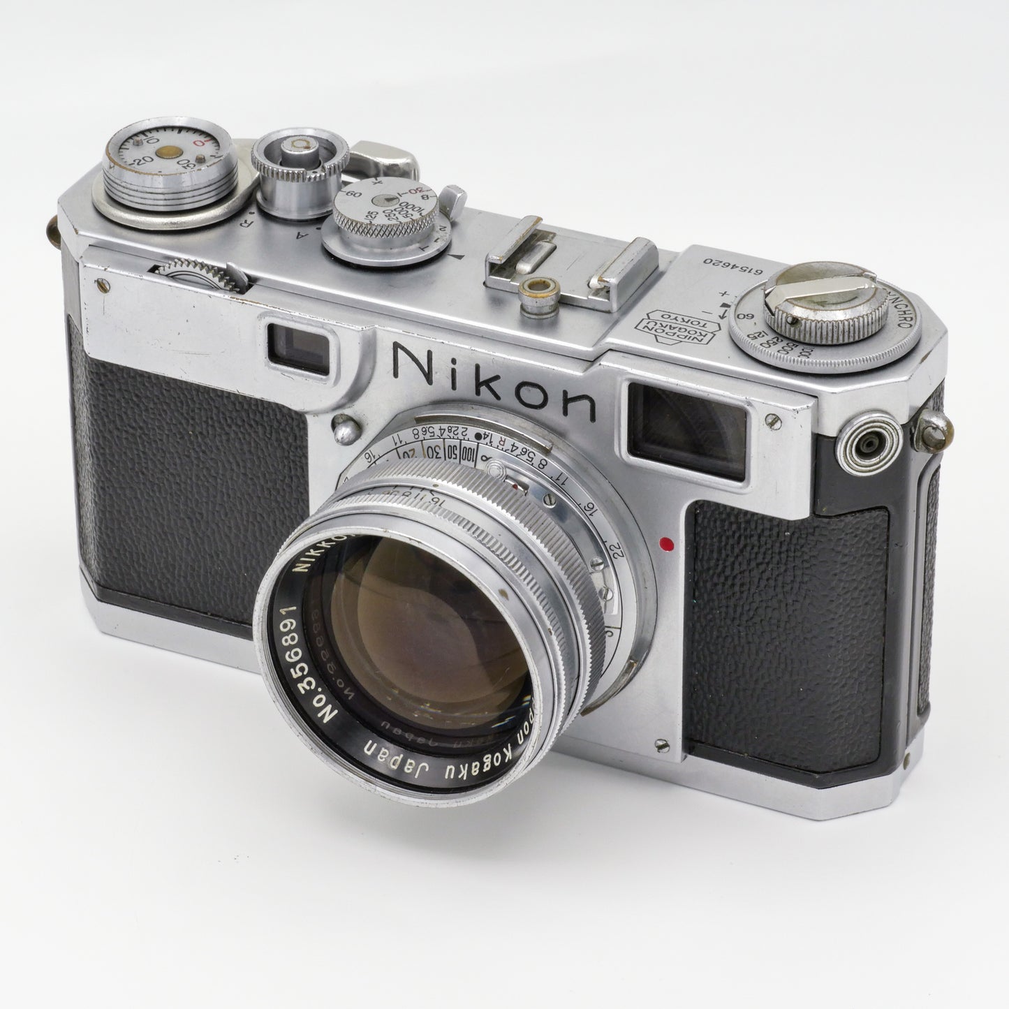 NIKON S2 NIPPON KOGAKU + NIKKOR-S.C 50MM F1.4 RANGEFINDER 6154620