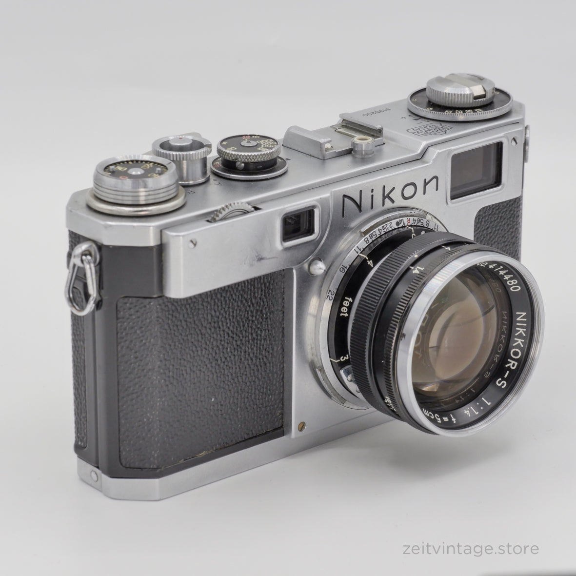 NIKON S2 BLACK DIAL + NIKKOR-S 50MM F1.4 RANGEFINDER