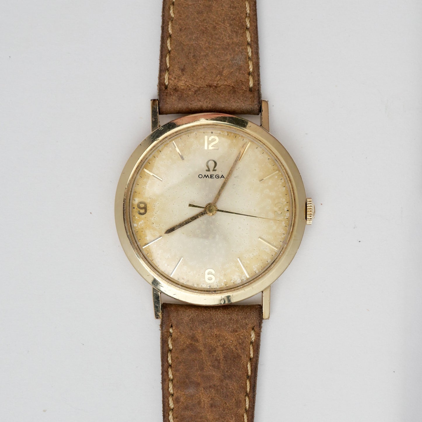 OMEGA 14K GOLD FILLED "PATINA" DIAL REF. P-6286