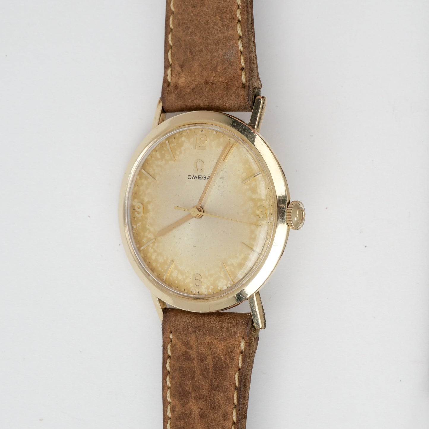 OMEGA 14K GOLD FILLED "PATINA" DIAL REF. P-6286