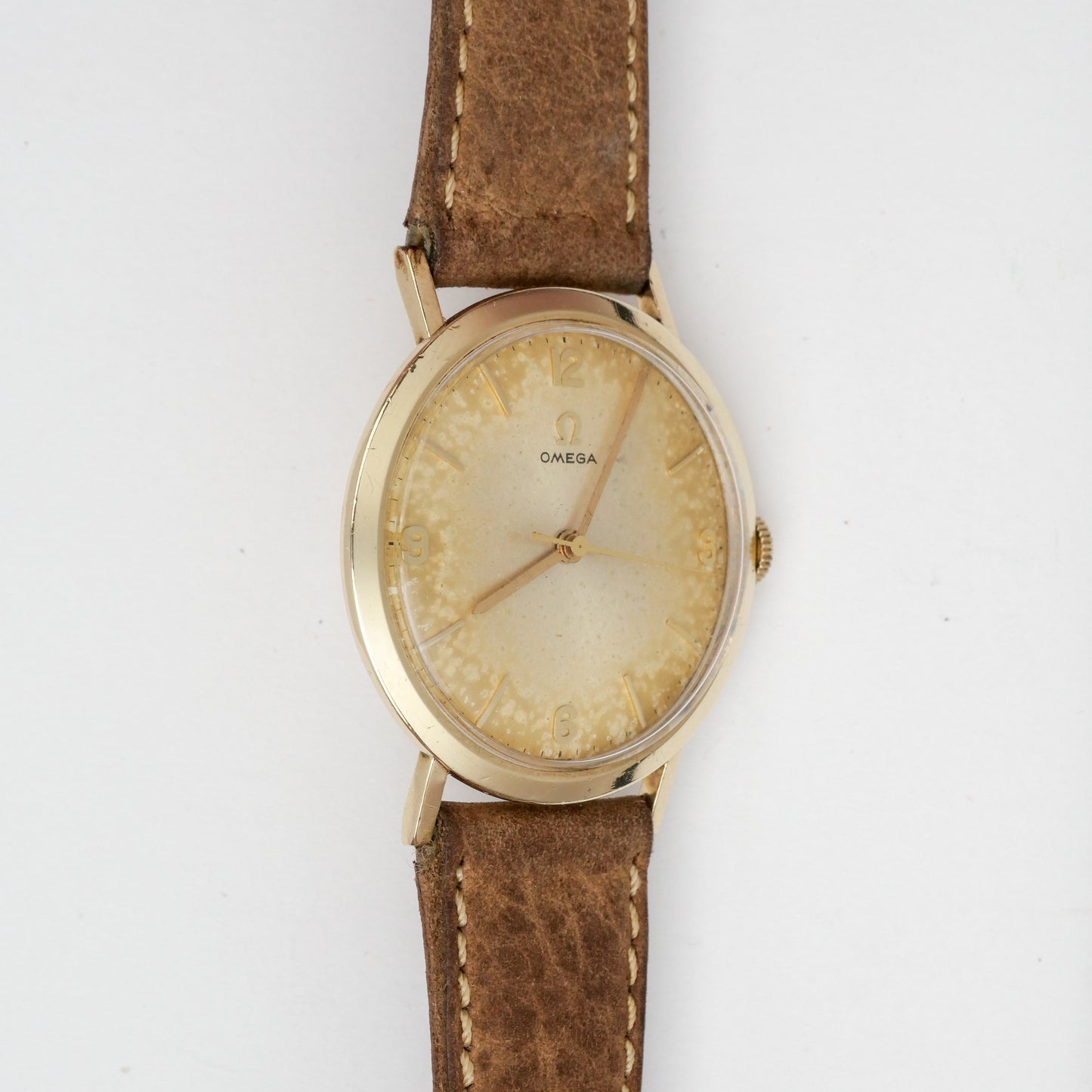 OMEGA 14K GOLD FILLED "PATINA" DIAL REF. P-6286
