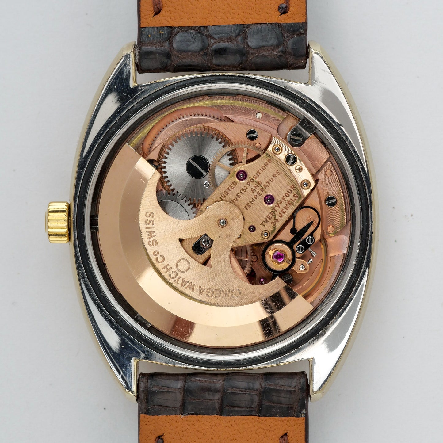 OMEGA CONSTELLATION AUTOMATIC CHRONOMETER GOLD CAP REF. 168.017