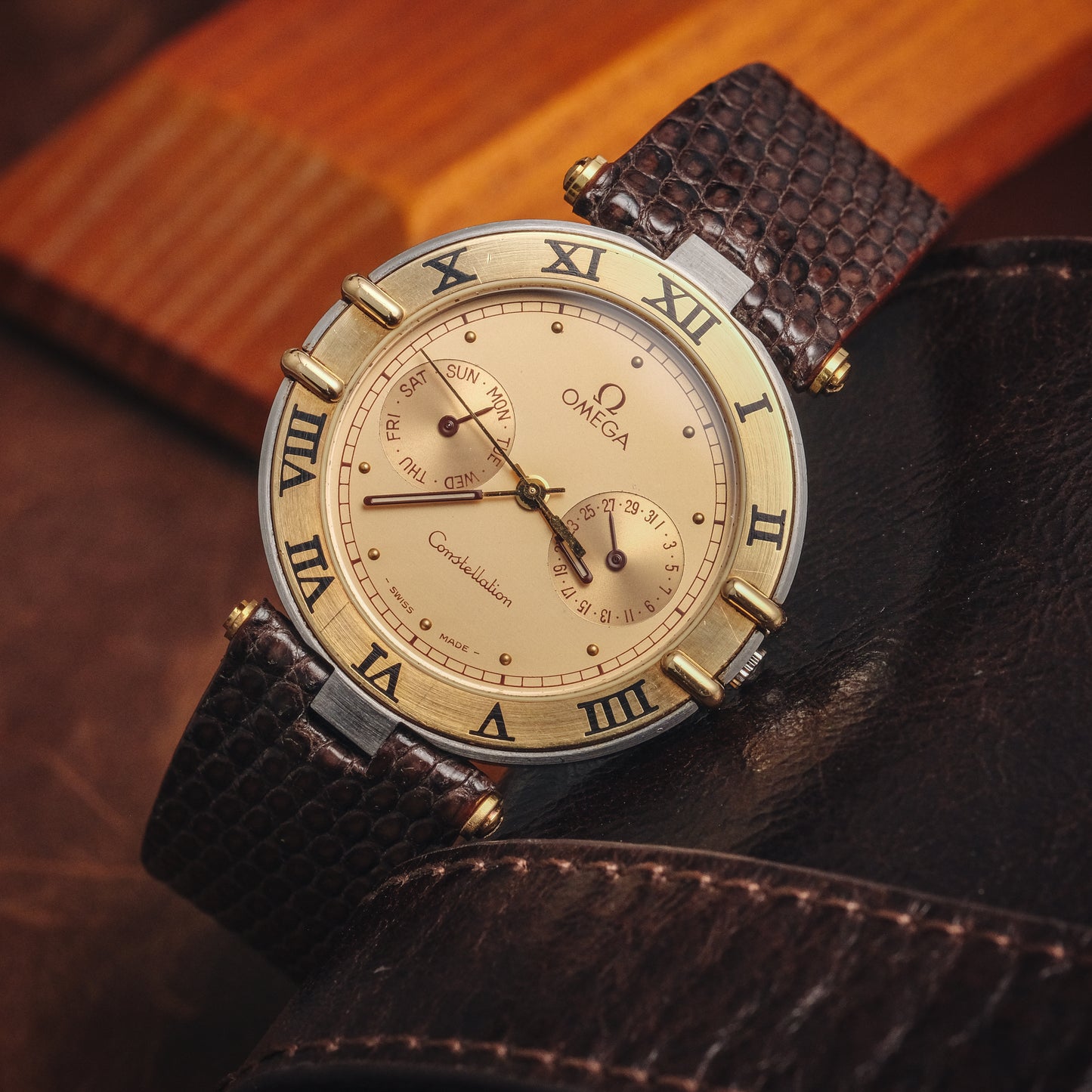 OMEGA CONSTELLATION 18K YELLOW GOLD & STEEL REF. 196.1070