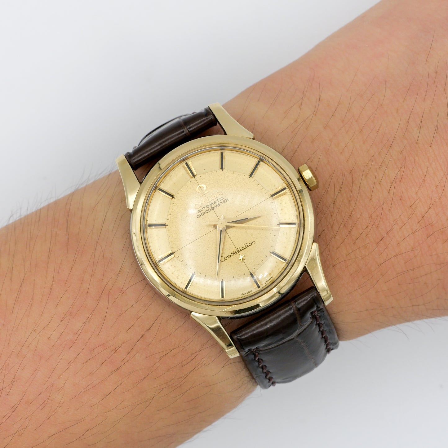 OMEGA CONSTELLATION CHRONOMETER AUTOMATIC "PIE PAN" REF. 14381-61-SC