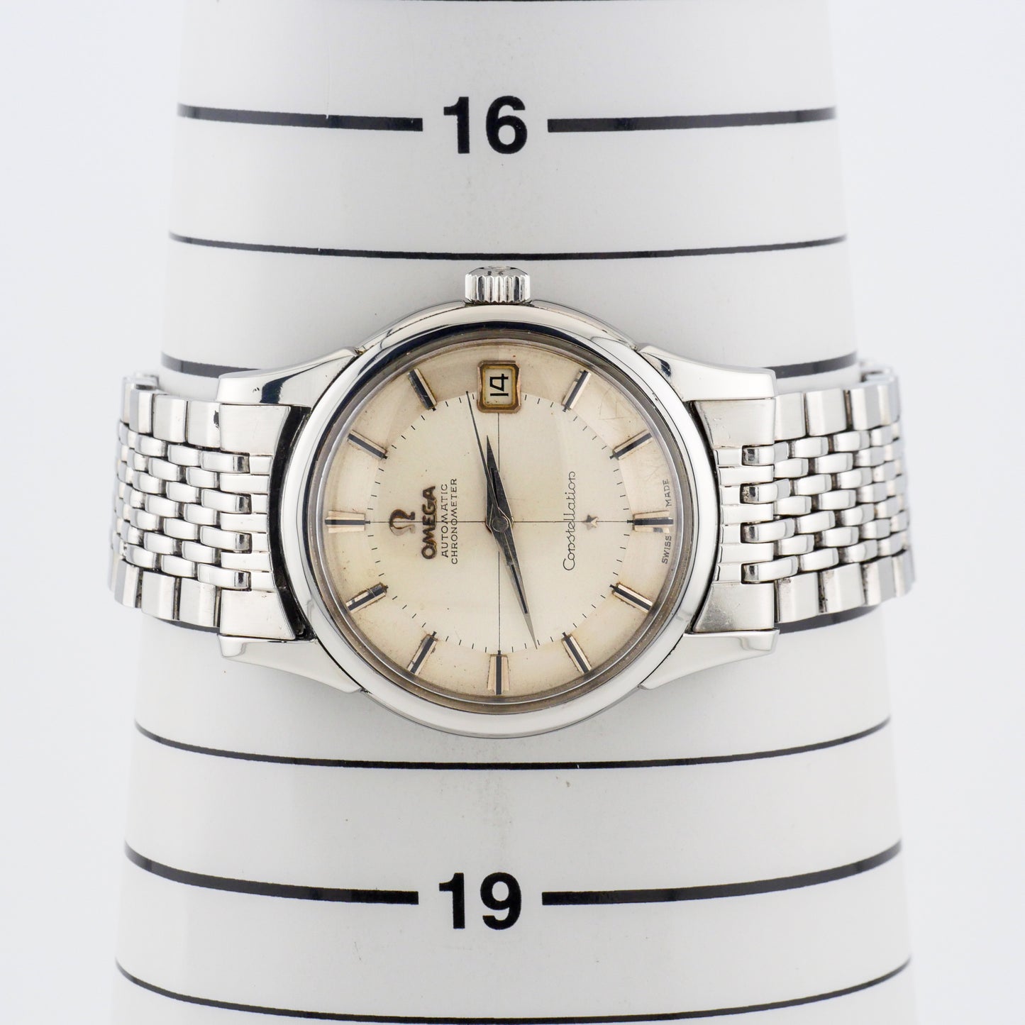 OMEGA CONSTELLATION CHRONOMETER AUTOMATIC "PIE-PAN" REF. 14393-61-SC