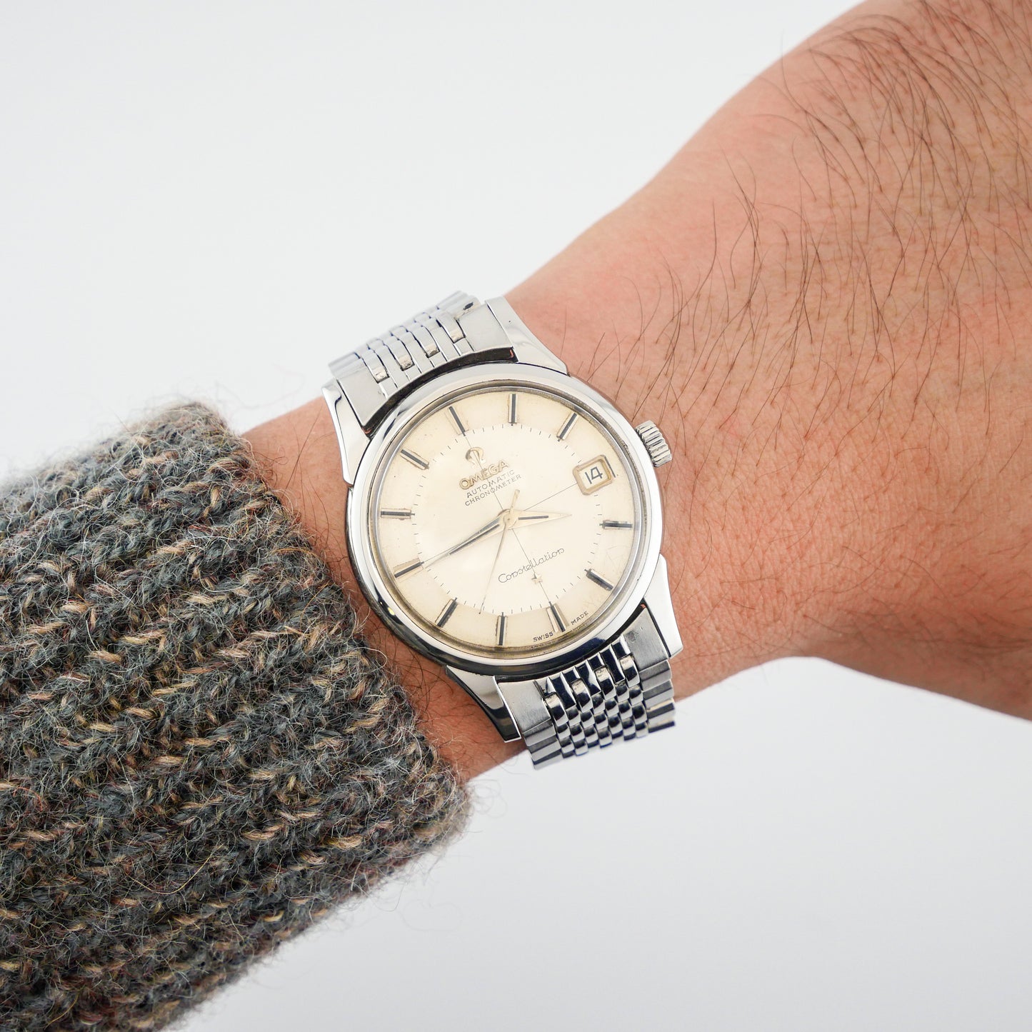 OMEGA CONSTELLATION CHRONOMETER AUTOMATIC "PIE-PAN" REF. 14393-61-SC