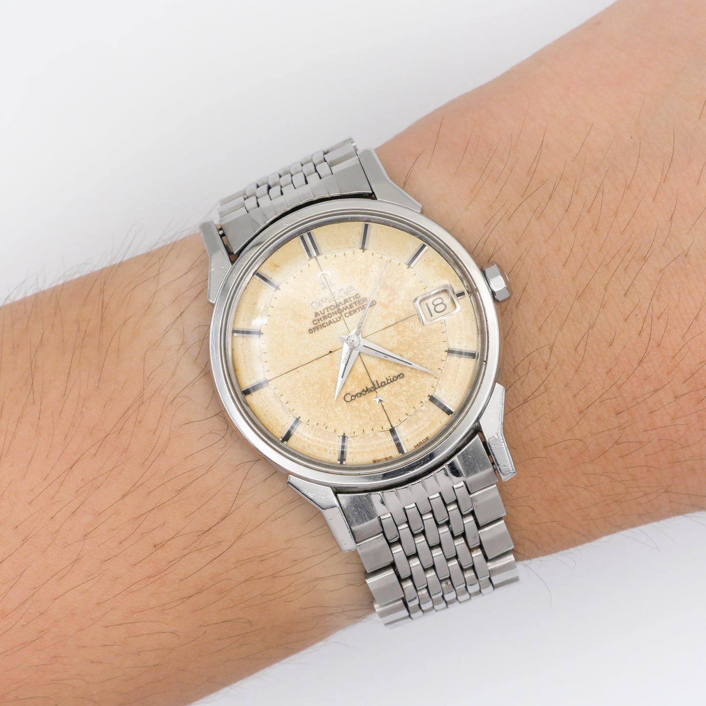 OMEGA CONSTELLATION CHRONOMETER AUTOMATIC "PIE PAN" REF. 168.005