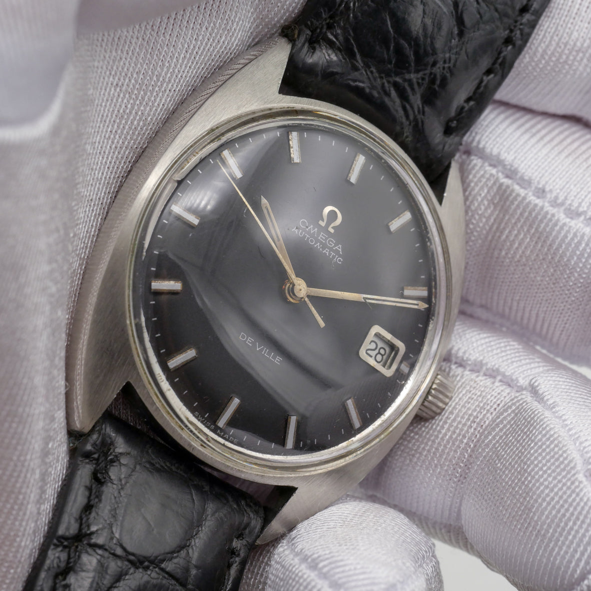 OMEGA DE VILLE AUTOMATIC BLACK DIAL REF. 166.029