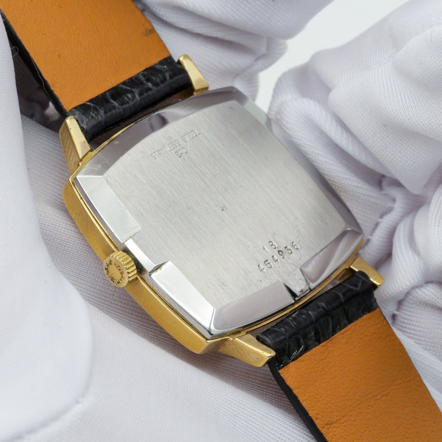 LONGINES FLAGSHIP LINEN GOLD DIAL REF. 4142-1