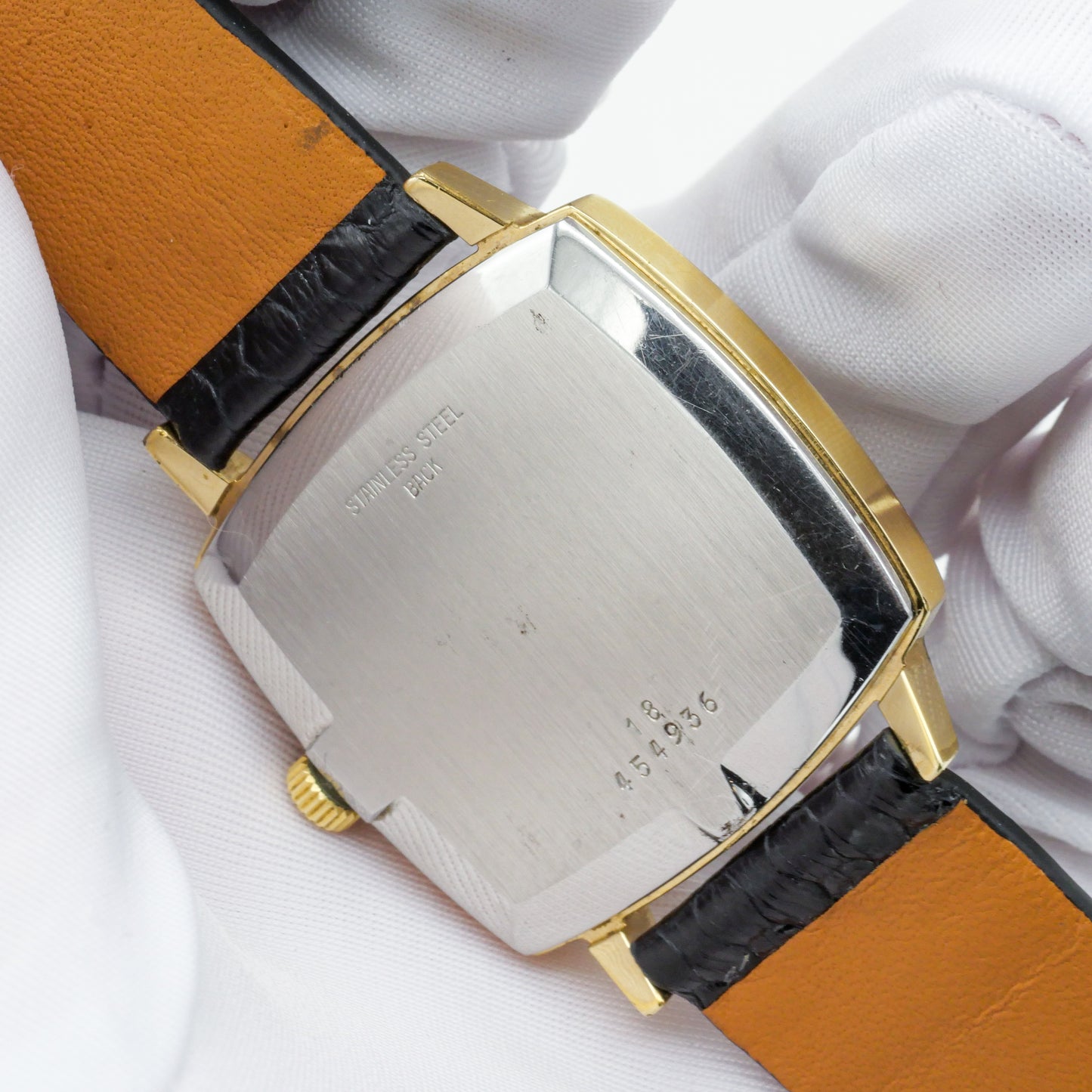 LONGINES FLAGSHIP LINEN GOLD DIAL REF. 4142-1