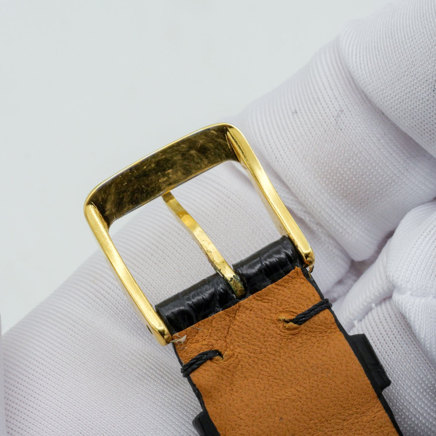 LONGINES FLAGSHIP LINEN GOLD DIAL REF. 4142-1