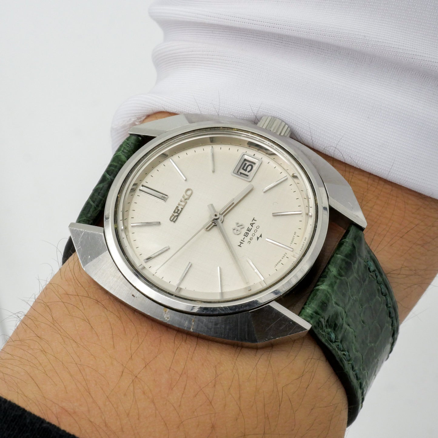 {FULL SET} GRAND SEIKO GS HI-BEAT 36000 DATE REF. 4522-7000