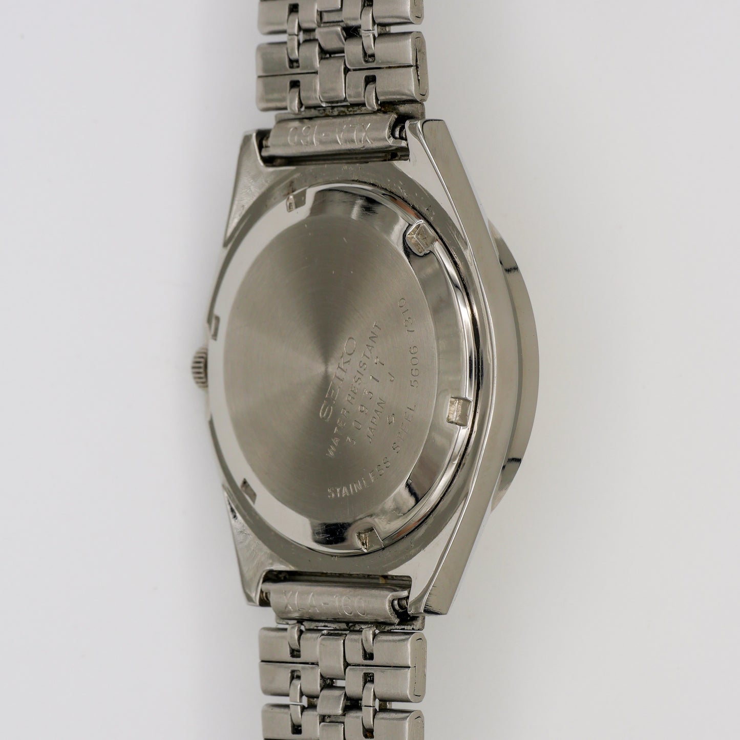 SEIKO LORD MATIC LM 23 JEWELS AUTOMATIC DAY-DATE FACETED CRYSTAL REF. 5606-7310