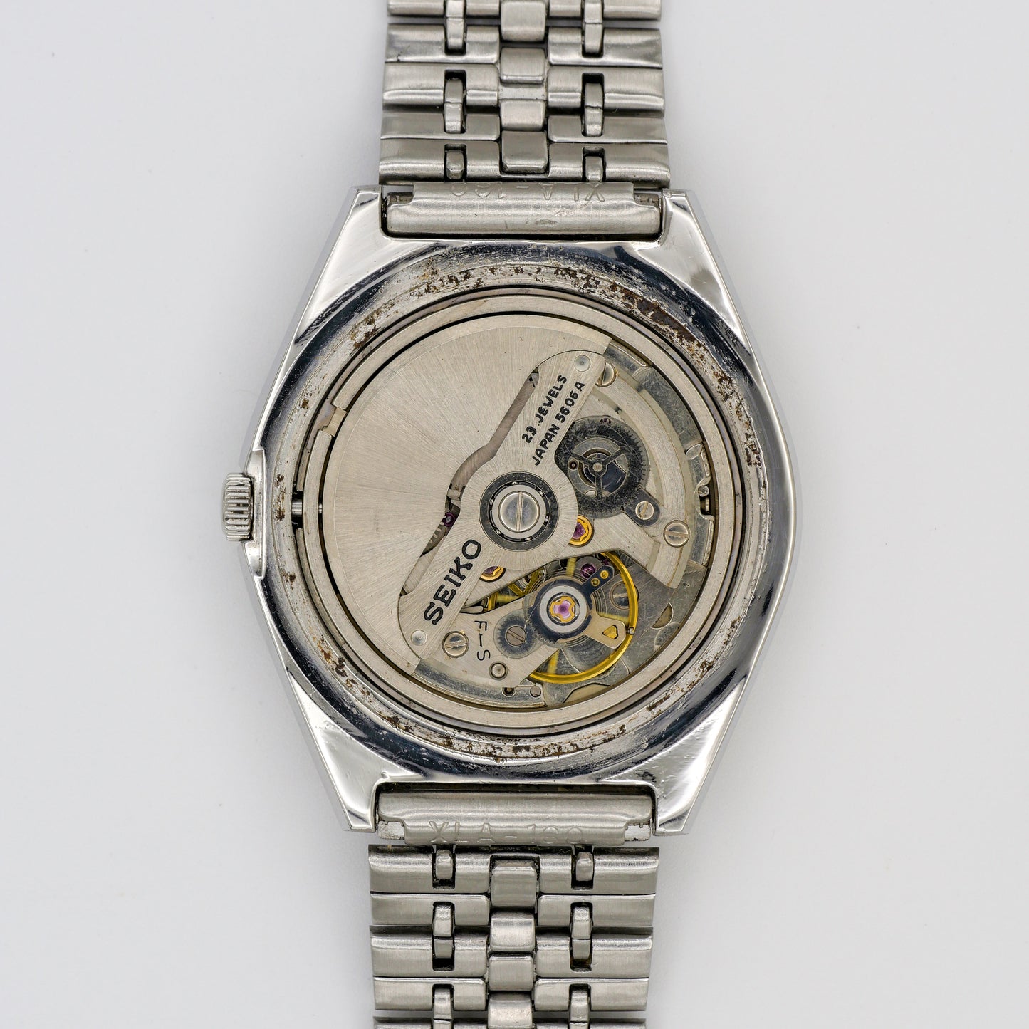 SEIKO LORD MATIC LM 23 JEWELS AUTOMATIC DAY-DATE FACETED CRYSTAL REF. 5606-7310