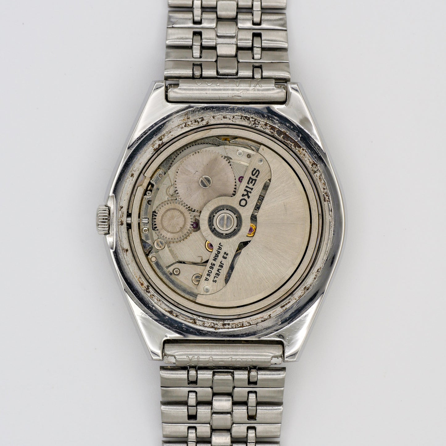 SEIKO LORD MATIC LM 23 JEWELS AUTOMATIC DAY-DATE FACETED CRYSTAL REF. 5606-7310
