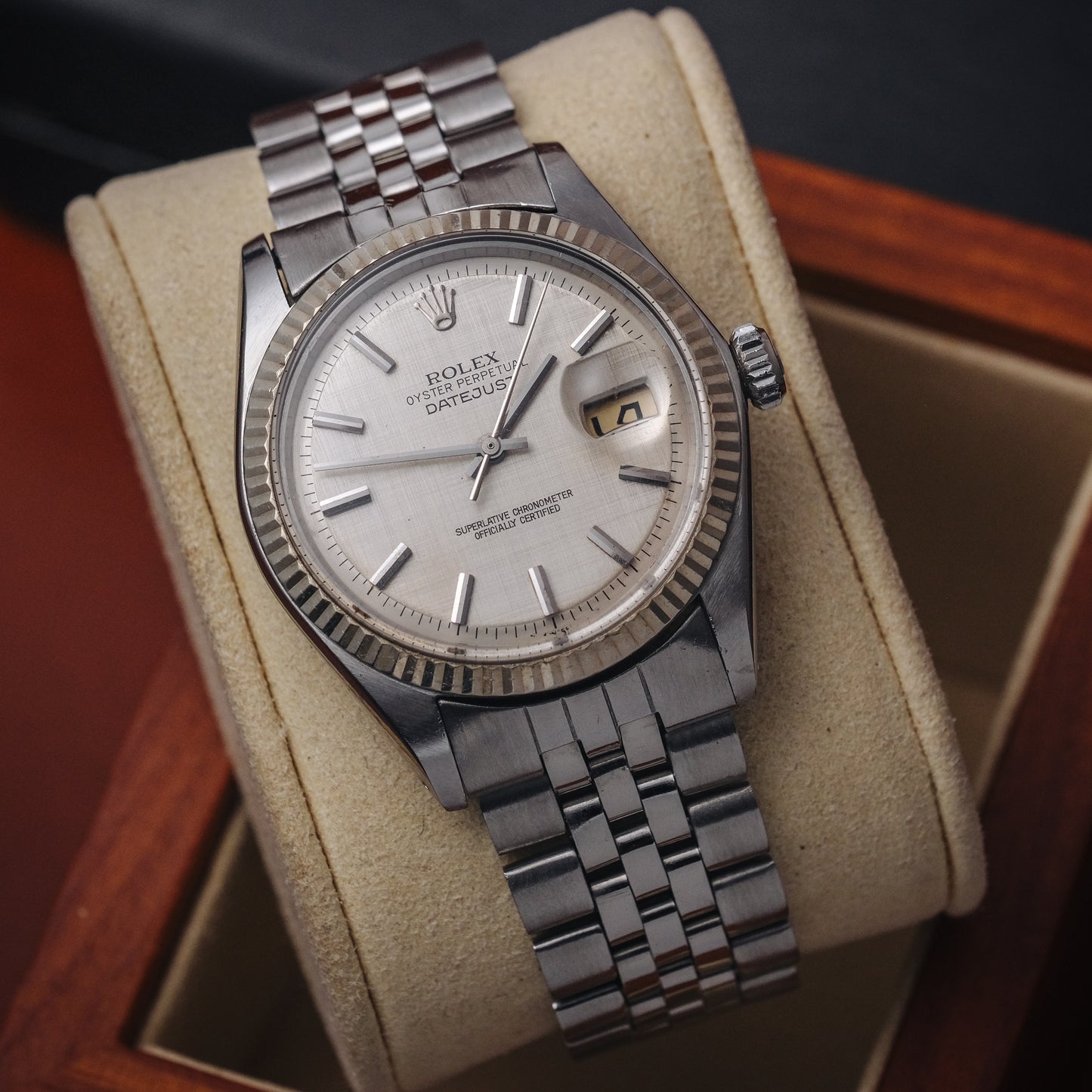 ROLEX OYSTER PERPETUAL DATEJUST AUTOMATIC REF. 1601
