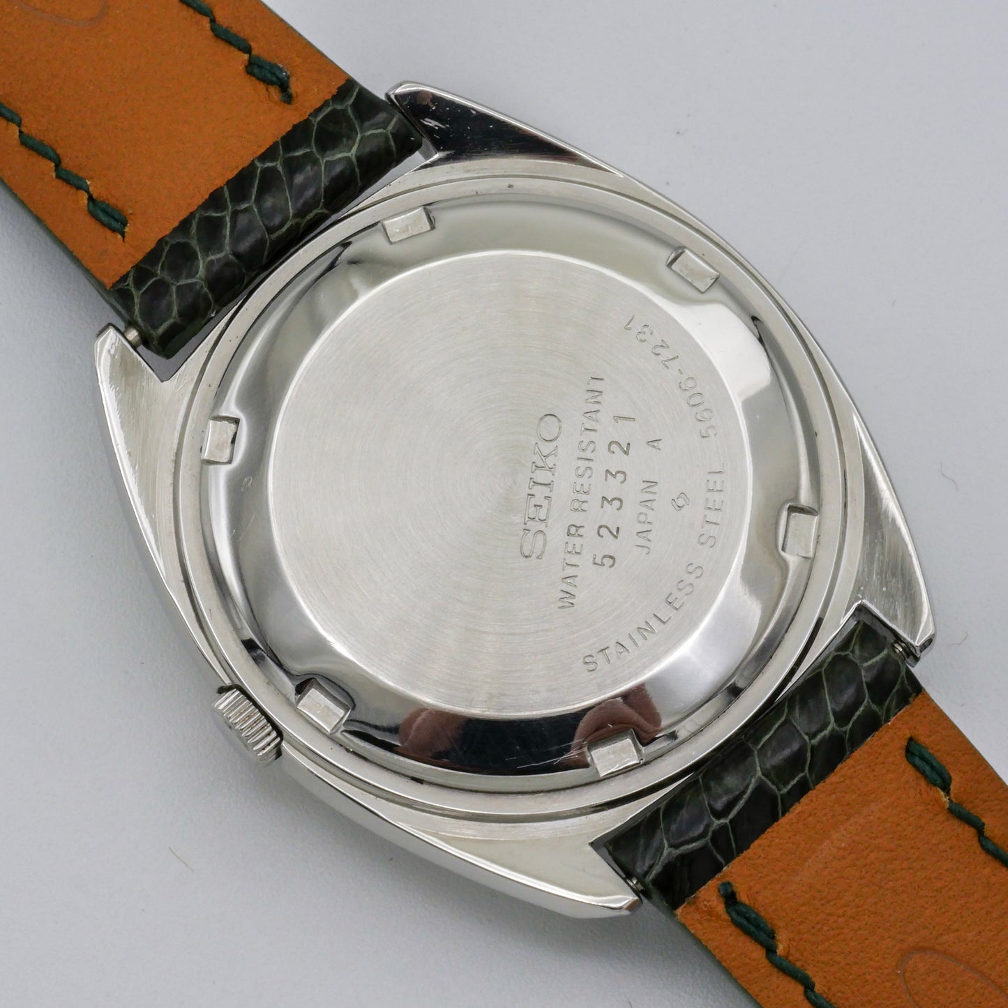 SEIKO LORD MATIC LM DAY-DATE FACETED CRYSTAL GREEN DIAL AUTOMATIC REF. 5606-7231