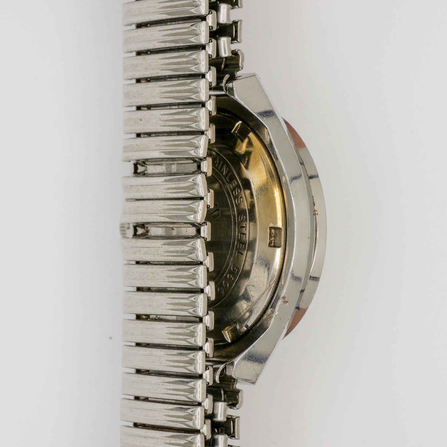 SEIKO LORD MATIC LM 23 JEWELS AUTOMATIC FACETED CRYSTAL GREEN DIAL REF. 5606-7290