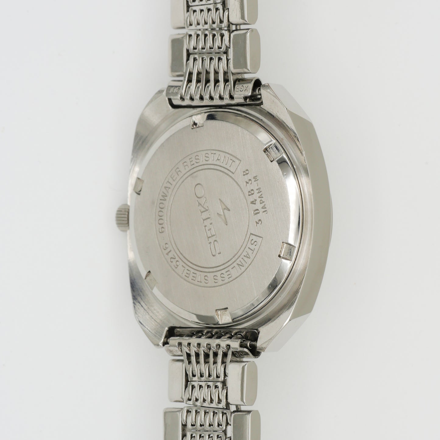 SEIKO LM SPECIAL DAY-DATE AUTOMATIC FACETED CRYSTAL GREEN DIAL REF. 5216-6000