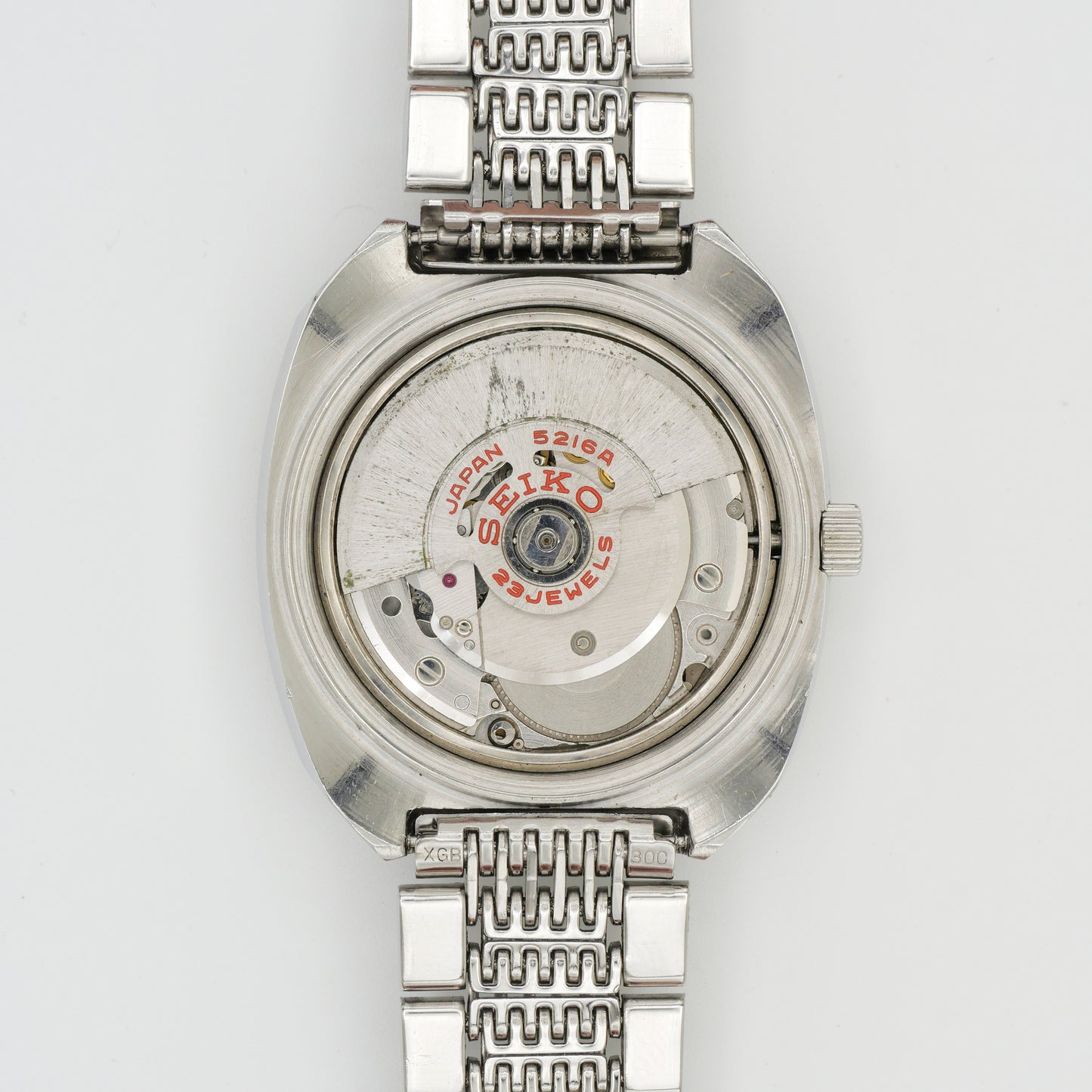 SEIKO LM SPECIAL DAY-DATE AUTOMATIC FACETED CRYSTAL GREEN DIAL REF. 5216-6000
