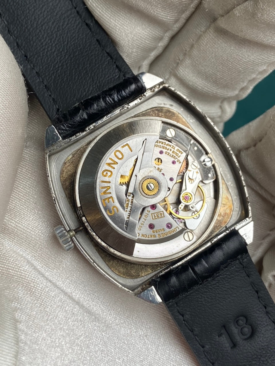 LONGINES FLAGSHIP HF AUTOMATIC BLUE DIAL REF. 8418