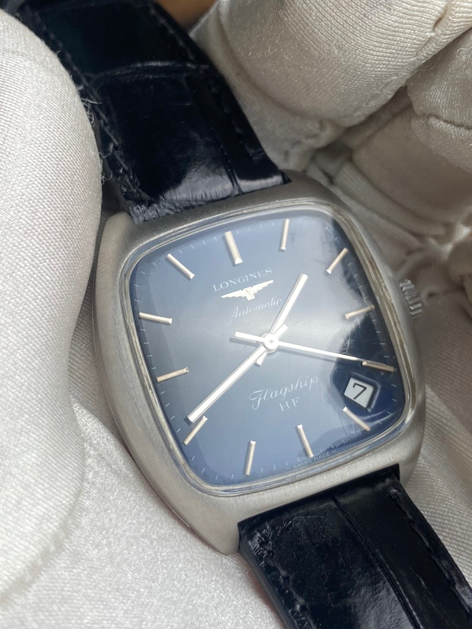 LONGINES FLAGSHIP HF AUTOMATIC BLUE DIAL REF. 8418